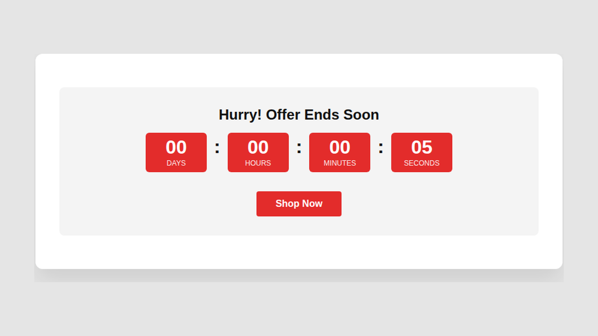 Countdown Timer preview