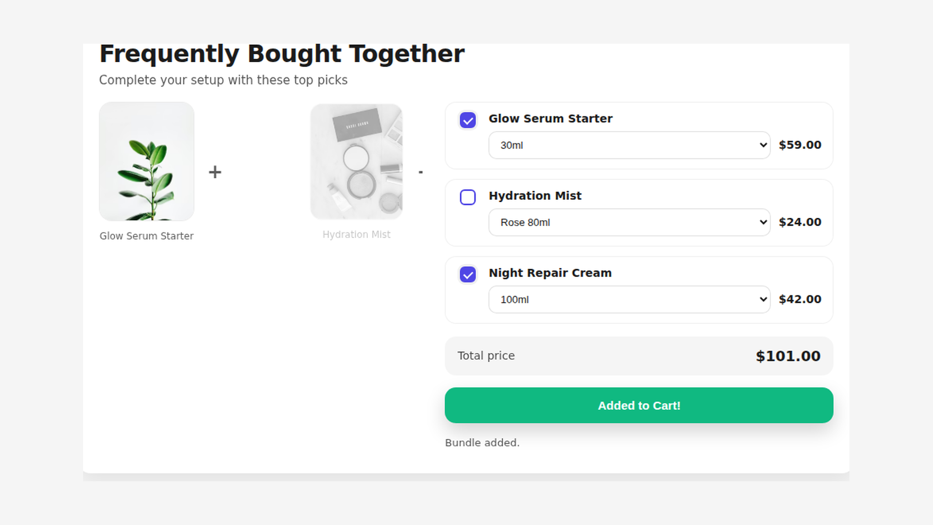 Frequently Bought Together preview
