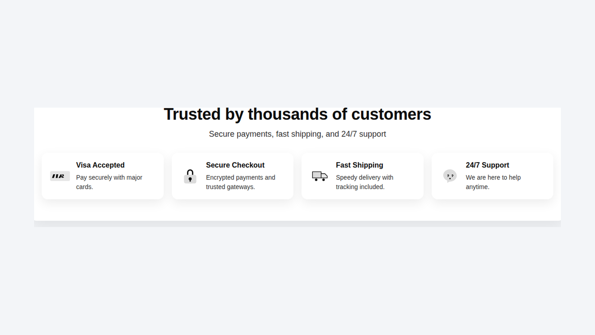 Trust Badges preview